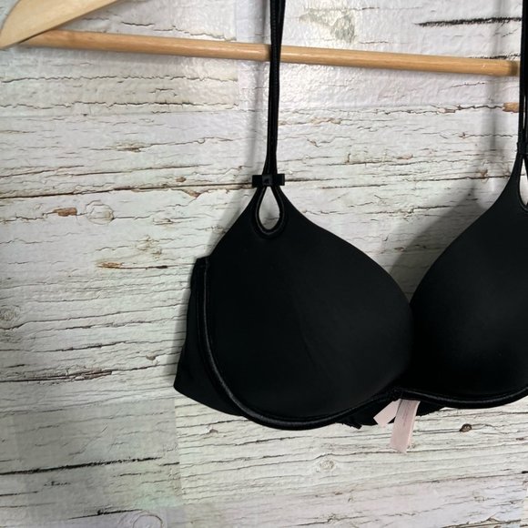 Victoria’s Secret plunge black bra size 34D - Picture 2 of 9